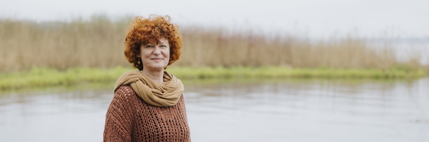 Anja Scholze, Heilpraktikerin in ihrer Praxis am Schwielowsee
